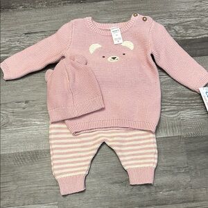 Carter's Bear Knit Set
